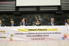 DEBATE PÚBLICO O MUNICÍPIO E OS OBJETIVOS DE DESENVOLVIMENTO DO MILÊNIO