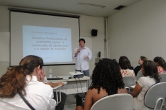 PALESTRA SOBRE O SERVIÇO SOCIAL NA  FACULDADE ANHANGUERA